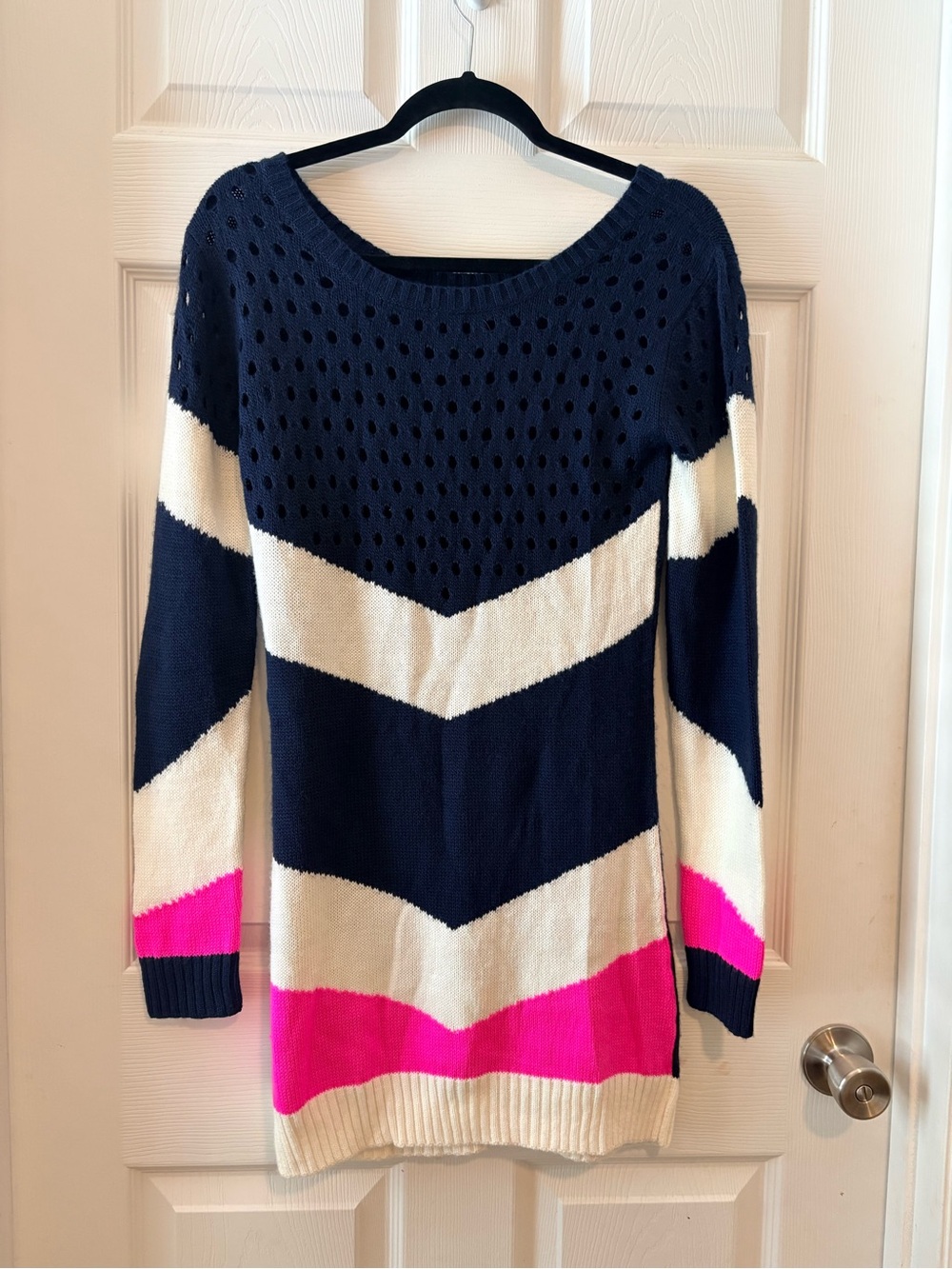 Atina Cristina colorblock sweater dress